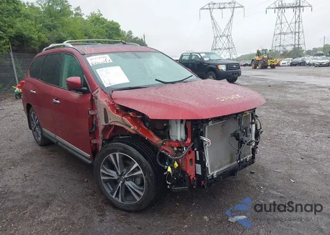 2019 Nissan Pathfinder Platinum from USA, damaged, VIN 5N1DR2MM9KC633612